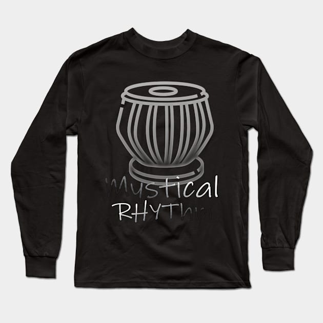 Mystical Rhythm Long Sleeve T-Shirt by Green Gecko Creative
